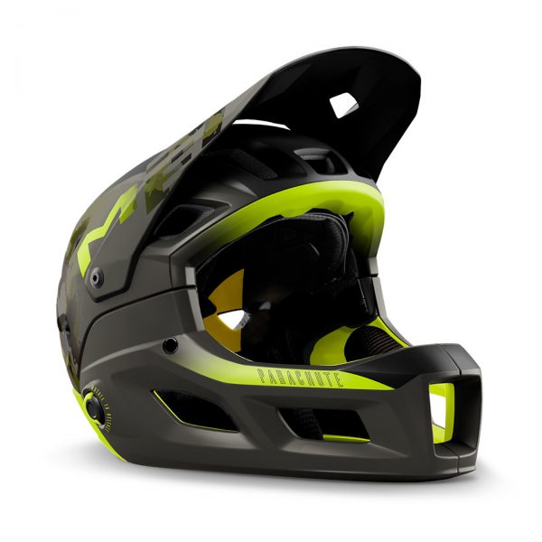 Κράνος_MET_Parachute_MCR_MIPS_Camo_Lime_Green_Matt_Glossy_1 Το Parachute MCR είναι πραγματικά ένα κράνος 2 σε 1