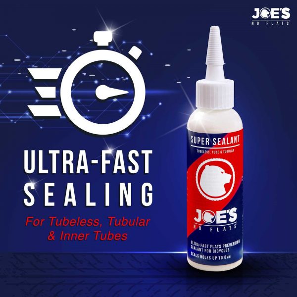 Υγρό_Tubeless_Joe_s_Super_Sealant_2 Το Super Sealant της Joe’s είναι σφραγιστικό υγρό, κατασκευασμένο για χρήση σε Tubeless ελαστικά.