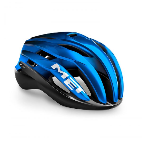 Κράνος_MET_Trenta_MIPS_Black_Blue_Metallic_Matt_Glossy_1 Το Trenta MIPS της MET έχει μεγάλους αεραγωγούς και μια εισαγωγή NACA στην κορυφή του κράνους