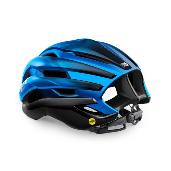 Κράνος_MET_Trenta_MIPS_Black_Blue_Metallic_Matt_Glossy_3 Το Trenta MIPS της MET έχει μεγάλους αεραγωγούς και μια εισαγωγή NACA στην κορυφή του κράνους