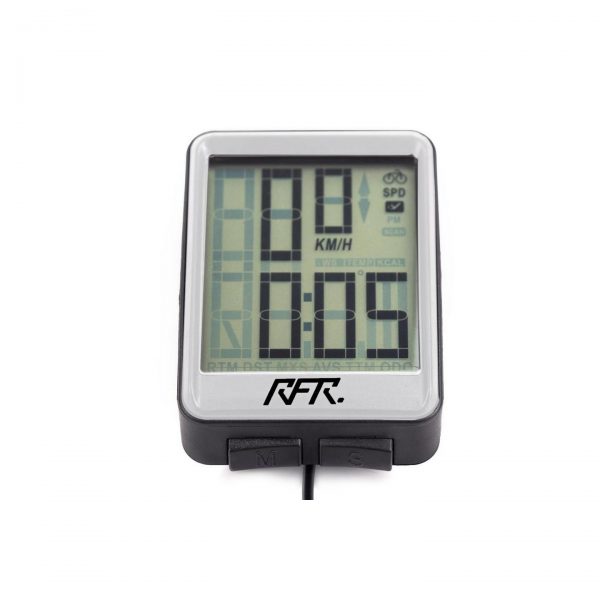 Ενσύρματο κοντέρ ποδηλάτου από την RFR της Cube, με 12 πρακτικές λειτουργίες, όπως φωτισμός, ρολόι, οδόμετρο, ταχύτητα, θερμοκρασία κ.α.