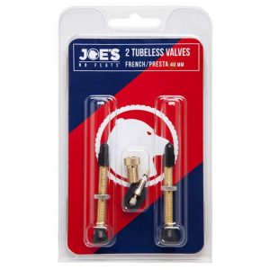 1 ζευγάρι υψηλής ποιότητας βαλβίδες tubeless (Γαλλική/ French/ Presta) 40mm μήκος.