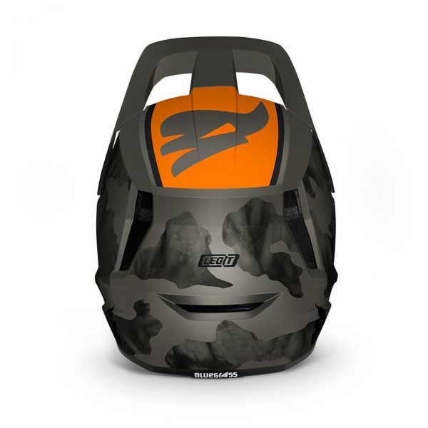 Κράνος_Bluegrass_Legit_Orange_Camo_Matt_3 Το Legit είναι ένα κράνος, εφοδιασμένο με χαρακτηριστικά που έχουν εμπνευστεί από το αγωνιστικό τμήμα της Bluegrass.