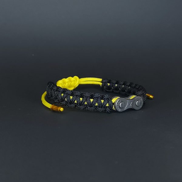 Βραχιόλι_Chain_Link_Grey_Black_Yellow_2 Τα βραχιόλια Chain Link είναι το τέλειο δώρο για έναν ποδηλάτη.