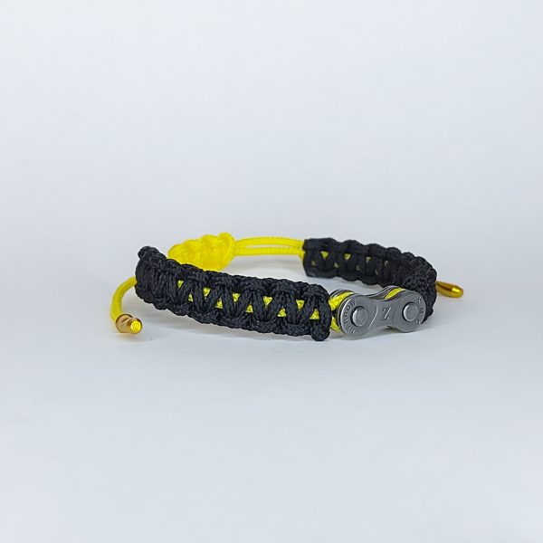 Βραχιόλι_Chain_Link_Grey_Black_Yellow_4 Τα βραχιόλια Chain Link είναι το τέλειο δώρο για έναν ποδηλάτη.