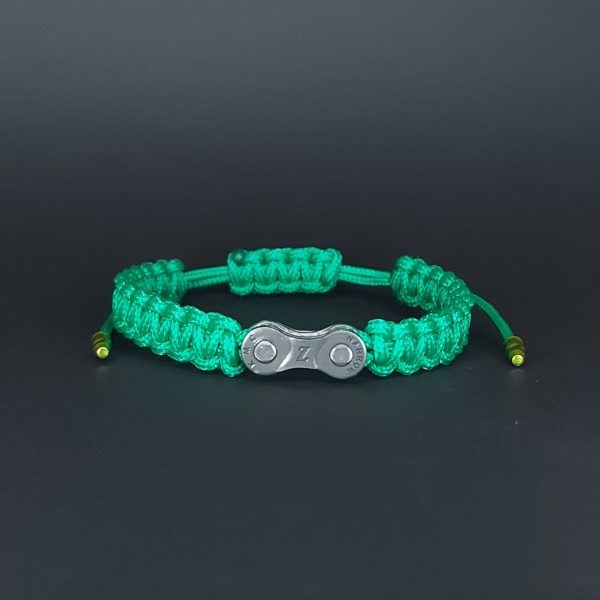 Βραχιόλι_Chain_Link_Grey_Green_1 Τα βραχιόλια Chain Link είναι το τέλειο δώρο για έναν ποδηλάτη.