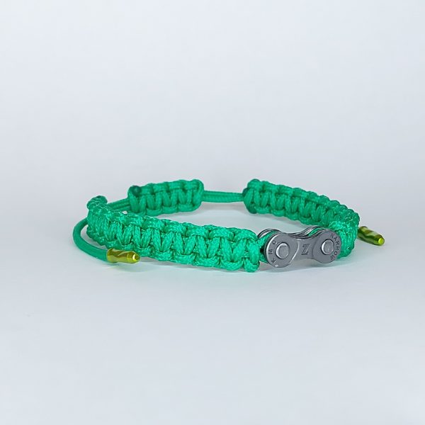 Βραχιόλι_Chain_Link_Grey_Green_4 Τα βραχιόλια Chain Link είναι το τέλειο δώρο για έναν ποδηλάτη.