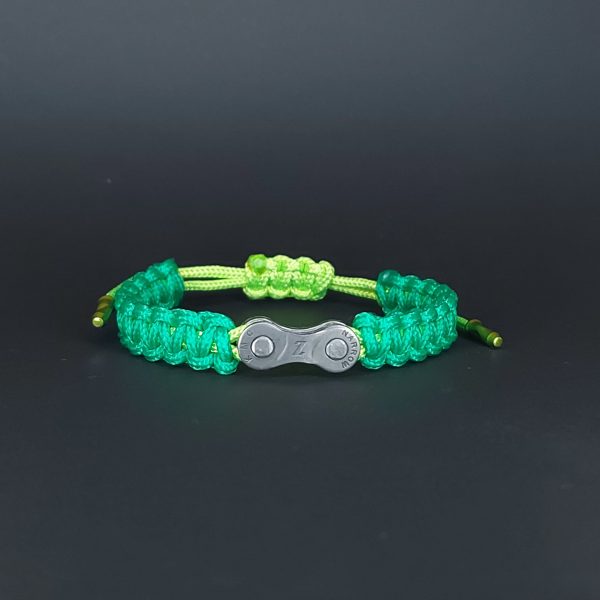 Βραχιόλι_Chain_Link_Grey_Green_L_Green1 Τα βραχιόλια Chain Link είναι το τέλειο δώρο για έναν ποδηλάτη.