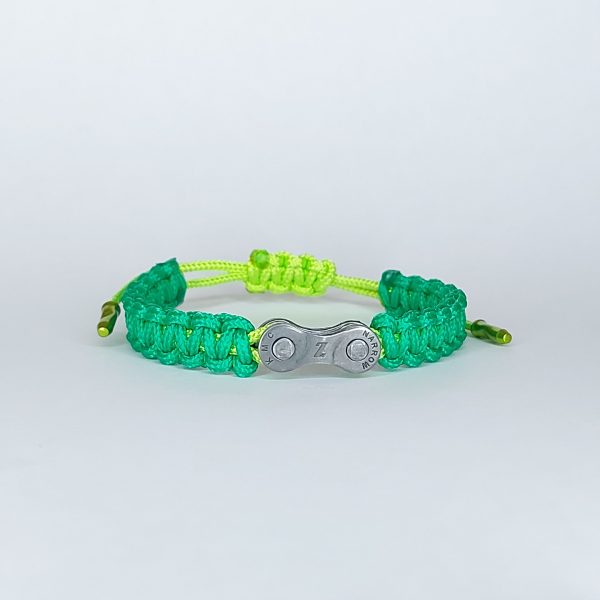 Βραχιόλι_Chain_Link_Grey_Green_L_Green_3 Τα βραχιόλια Chain Link είναι το τέλειο δώρο για έναν ποδηλάτη.