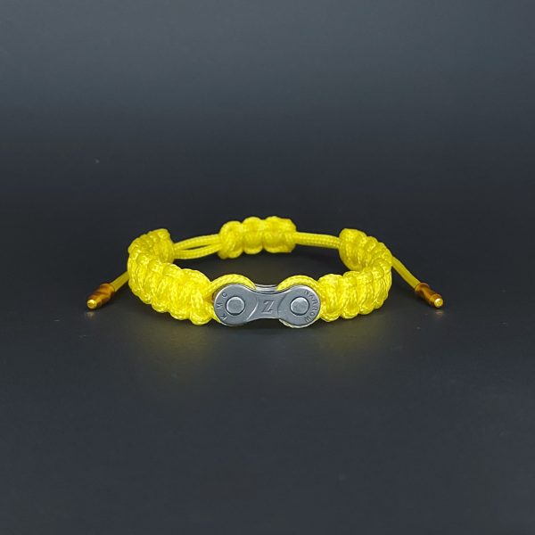 Βραχιόλι_Chain_Link_Grey_Yellow_1 Τα βραχιόλια Chain Link είναι το τέλειο δώρο για έναν ποδηλάτη.
