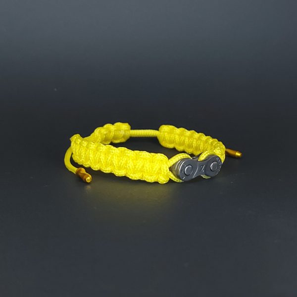 Βραχιόλι_Chain_Link_Grey_Yellow_2 Τα βραχιόλια Chain Link είναι το τέλειο δώρο για έναν ποδηλάτη.