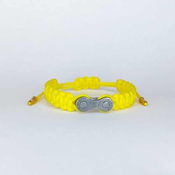 Βραχιόλι_Chain_Link_Grey_Yellow_3 Τα βραχιόλια Chain Link είναι το τέλειο δώρο για έναν ποδηλάτη.